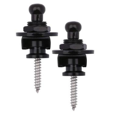 Imagem de Trava De Correia Preto Strap Lock Para Guitarra Violão - Thida