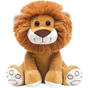 Imagem de Pelúcia Para Bebê Meu Leãozinho Caramelo 25cm Buba Baby, Marrom, Leão