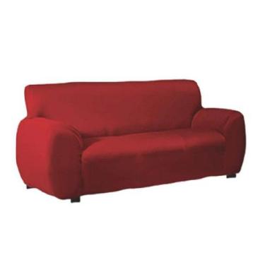 Imagem de Capa de Sofá Maria Agarradinha 3 Lugares Tamanho King Vermelho - Love4