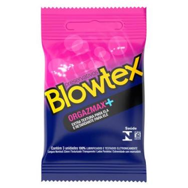 Imagem de Preservativo Blowtex Orgazmax Texturizado 3 Unidades