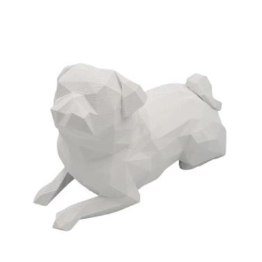 Imagem de Pet Cachorro Pug impressão 3d - Garcia 3D, Preto