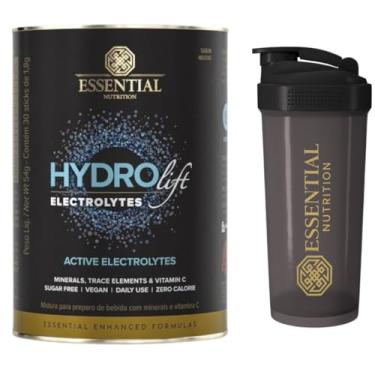 Imagem de Hydrolift - Essential Nutrition - Eletrólitos minerais ativos -30 Sticks Neutro (sem sabor) + Coqueteleira Oficial