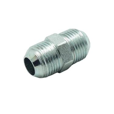 Imagem de CDQBWKJGFJ 2 peças Macho JIC 37° (7/20.3 cm-14) x 5/20.3 cm Macho JIC 37° (7/20.3 cm-14) Encaixe Hidráulico Adaptador de União Reto Flare