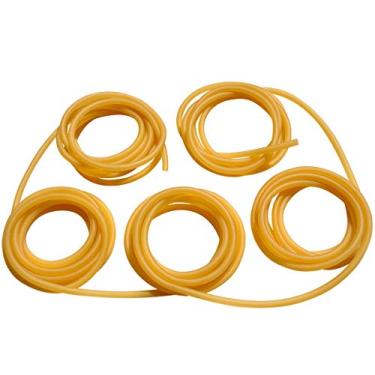 Imagem de GM&BW Faixas de estilingue de 1,7 x 4,5 mm - Tubo de látex natural elástico com alongamento máximo de 700% - Acessórios para fazer estilingue de caça profissional ou catapulta para competição infantil