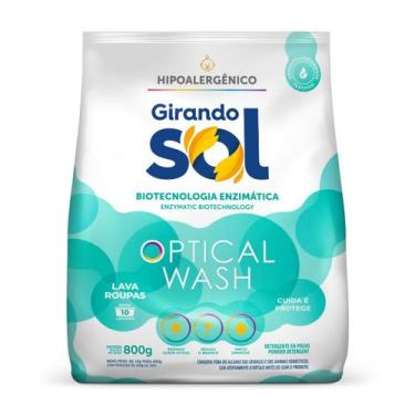 Imagem de Lava Roupas Em Pó Hipoalergênico Girando Sol 800G, Sabão Em Pó Lava Ro