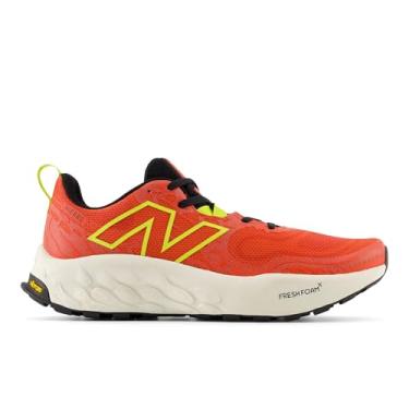 Imagem de New Balance Fresh Foam X Hierro V8 Tênis de corrida masculino, Neo Flame/Tea Tree/Angorá, 7.5 Wide