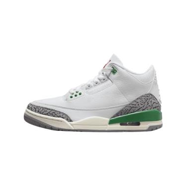 Imagem de Tênis feminino retrô Air Jordan 3, Branco Summit/Hyper Royal, 34 BR