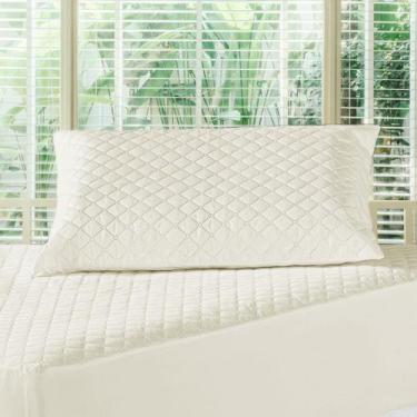 Imagem de Capa de Travesseiro Impermeável Kit 02 Peças Matelado Barra Água e Líq