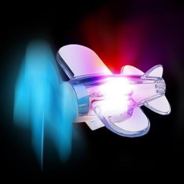 Imagem de Decoração de moinho de de avião, brinquedo de avião de corda - Decoração de guiador de scooter elétrico - Decoração de avião voador, decoração de guidão de scooter elétrico, ornamento exterior de carr