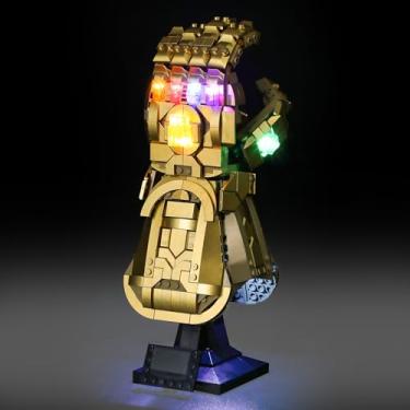 Imagem de Mililier LED Light Kit for Lego 76191 Marvel Infinity Gauntlet Building Set, Compatible with Lego 76191 Building Blocks Model(Not Include Blocks Set)