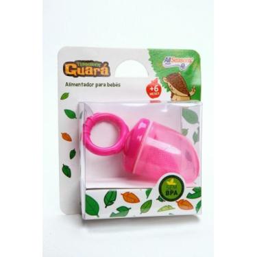 Imagem de Alimentador Bebe Infantil Rosa Com Rede Turminha Do Guará ASB1002