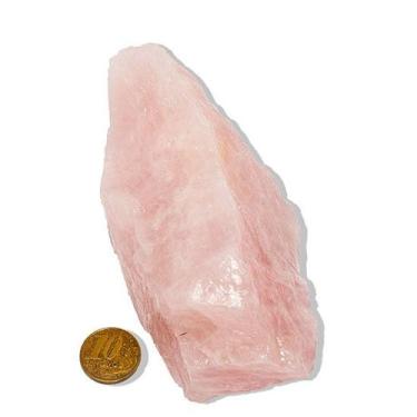 Imagem de 01 Cristal Rosa Pedra Bruto 400 a 500g Média 5 a 10cm Tipo B - Cristai