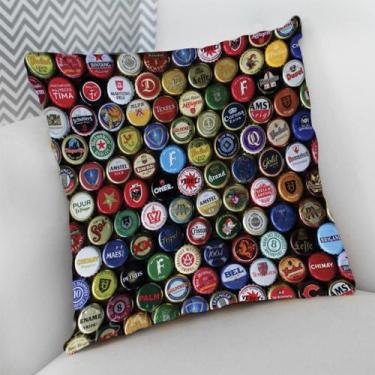 Imagem de Almofada Decorativa Cheia c/ Zíper Imagens Criativas Olho Grego - Delu