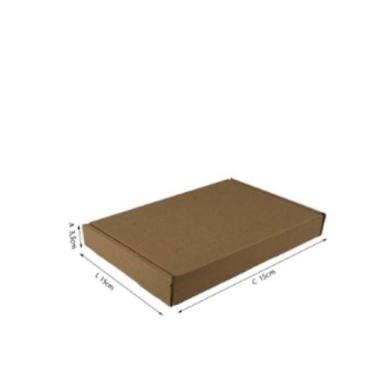 Imagem de 50 Caixa Papelão 15 X 15 X 3,5 Embalagem Padrão Correios - Della