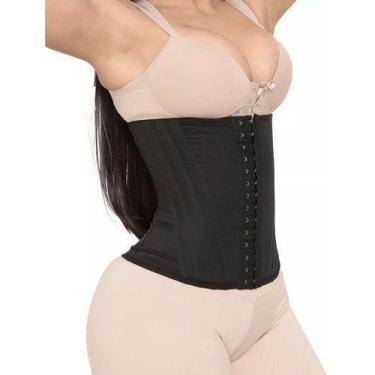 Imagem de Cinta Modeladora Redutora Feminina 12 Barbatanas Abdômen - (P01) - Fan