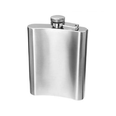 Imagem de Cantil em Inox Porta Bebidas de Bolso 180ML - AG8817 - ds