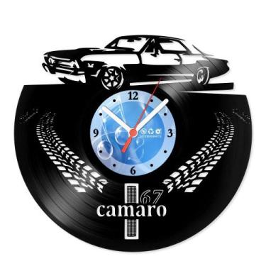 Imagem de Relógio De Parede Disco Vinil Carros - Camaro 67 - VCA-004 - Modernart
