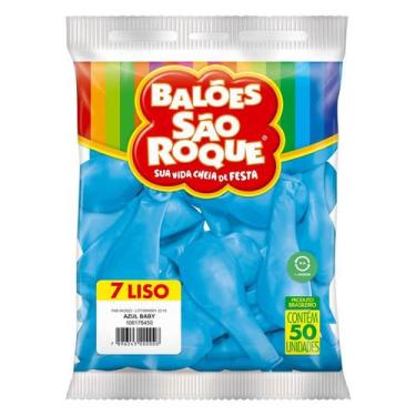 Imagem de Balão São Roque Nº7, Azul Claro
