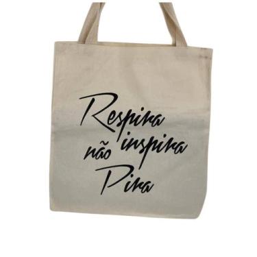 Imagem de Bolsa Ecobag  100% algodão estampa NÃO PIRA - CARIOCA MAIS