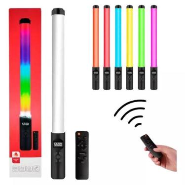 Imagem de Bastão De Luz De Preenchimento Rgb Com Controle Profissional Para Vide