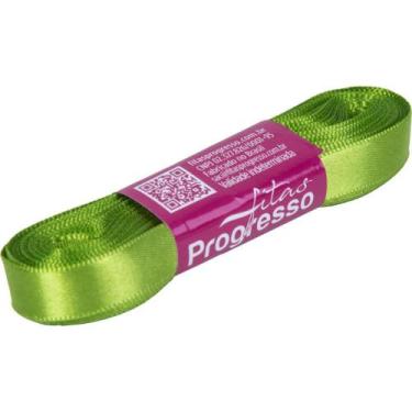 Imagem de Fita de Cetim 10MM X 10M Verde Folha - Fitas Progresso