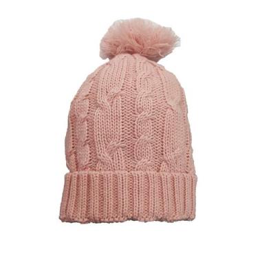Imagem de Touca Katlen Tricot Trança, Rosa