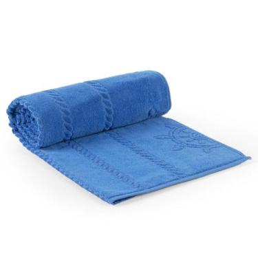 Imagem de Toalha Banhão de Piscina Praia Gigante Jacquard Colors com Detalhes 10