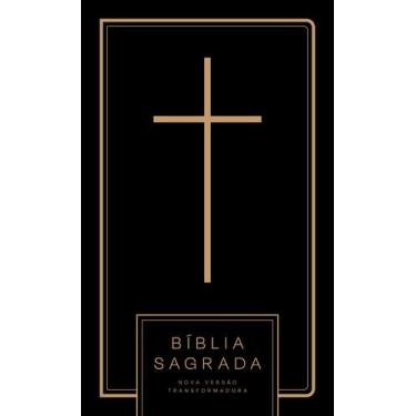 Imagem de Bíblia NVT Cruz All Black - Letra Normal - Nova Versão Transformadora 