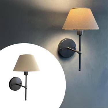 Imagem de Arandela Luminaria de Parede Classica de Sala ou Quarto Com Cupula Tec