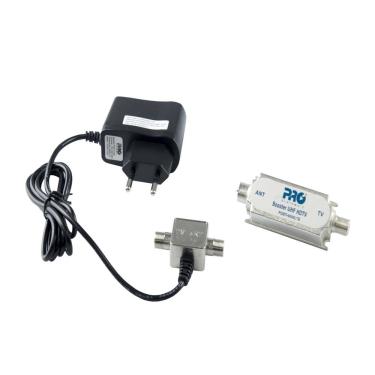 Imagem de Amplif. de radiofreq. p/ distrib. de sinais de telev. mini booster 40dB UHF LTE