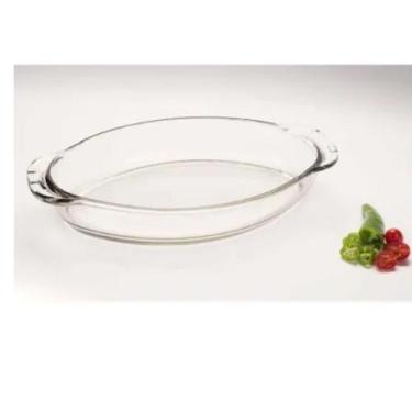 Imagem de Travessa de vidro oval kayo 22,5x12,5x3,5 - Kaveh