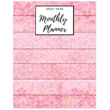 Imagem de Monthly Planner 2022-2026: 5 Year Planner 2022-2026 Monthly Planner. Simple clean easy to use design. Perfect way to keep track of upcoming meetings notes and to do lists.