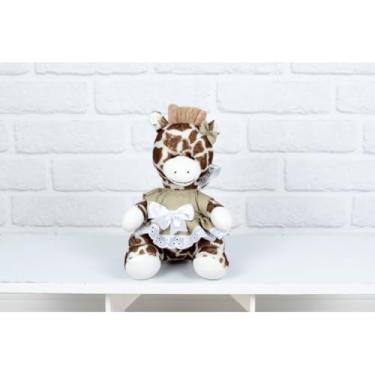 Imagem de PELUCIA SAFARI GIRAFA PROVENCE 22 CM - VESTIDO COM LESE (caqui liso)