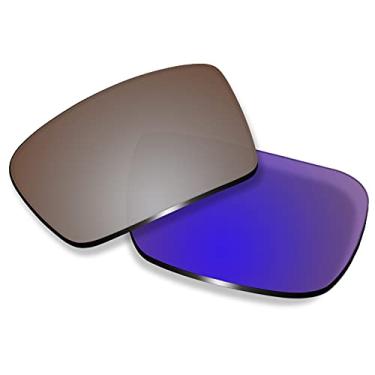 Imagem de Betterun Lentes de reposição polarizadas de policarbonato bronze vívido para Oakley Gascan