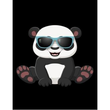 Imagem de Panda Panda Sunglasses NOTEBOOK: Journal Gift 100 Pages, 8.5" x 11"