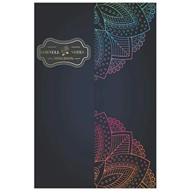 Imagem de cornell notes : cute lined note nifty large college ruled.graph pack paper notebook and pretty metallic willow trendy acrylic 3d black&gold print-sweet paper style: (notepad/journals/notebooks)