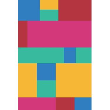 Imagem de Notebook - Primary Blocks - A beautiful and unique dot grid notebook/bullet journal. Travel Friendly. 200 pages. 90gsm paper.