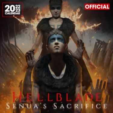 Imagem de Hellblade Senua’s Sacrifice: OFFICIAL 2022 Calendar - Video Game calendar 2022 - Hellblade -18 monthly 2022-2023 Calendar - Planner Gifts for boys girls kids and all Fans BIG SIZE 17''x11'' .4