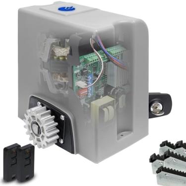 Imagem de Kit Motor Rossi Dz4 Nitro 5m Crem 2 Control Portão 850kg - Bivolt