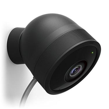 Imagem de elago Capa de silicone compatível com câmera de segurança externa Nest Cam - película protetora para todos os climas, segurança, [3 peças, preta] (não compatível com o modelo de bateria 2021)