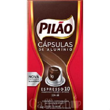 Imagem de Café em cápsula pilão nespresso 10 fortíssimo = 10 cáps