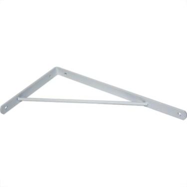 Imagem de Cantoneira Mao Francesa Overtime Reforc Branco 30Cm - Kit C/12 Unidade