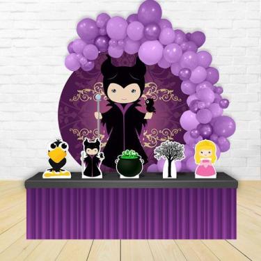 Imagem de kit festa painel redondoDecoração Malévola 1,50 Diâmetro - IMPAKTO VIS