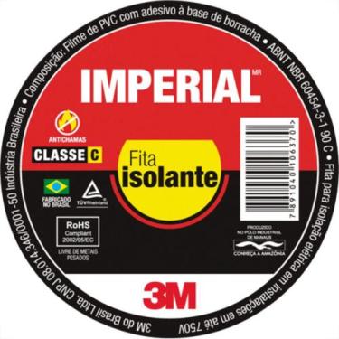 Imagem de 3M Fita Isolante  Imperial 05 Mts - Kit C/10 Pc - 3m eletrica