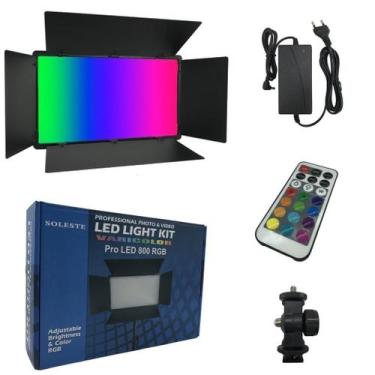 Imagem de Painel Iluminador de LED 50w Soleste U800 RGB com fonte bivolt L