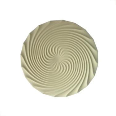 Imagem de Descanso de Panela Suporte Apoio Silicone Para Mesa Cozinha (Off White)