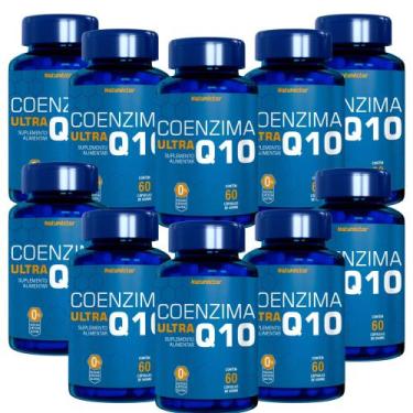 Imagem de Kit Combo Atacado 10 UND Coenzima Q10 100mg  600 Cápsulas Natunéctar