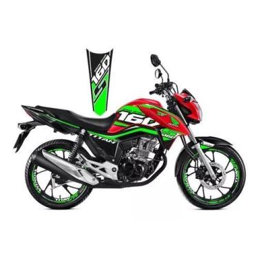 Imagem de Adesivo Kit Carenagem Cg160 Honda Titan Roda  Kit Ploter - Resitank