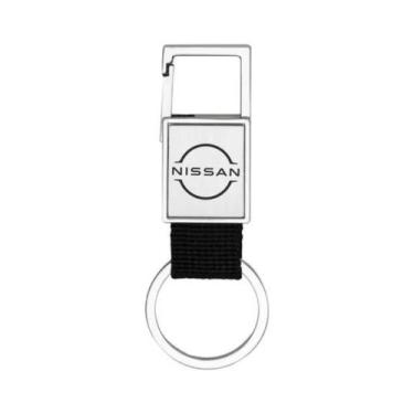 Imagem de Chaveiro Para Nissan Mosquetão Metal Fosco - N - LUALKI STORE LASER