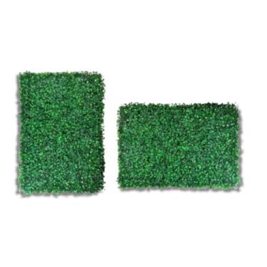 Imagem de Kit Placas Samambaia Grama Artificial Jardim Vertical Parede Verde Decoração Muro inglês(kit 12 placas Buchinho 60x40)